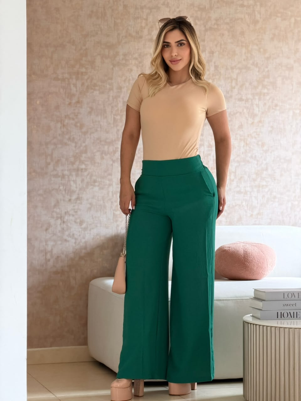 PANTALON CREPE MARTILLADO
